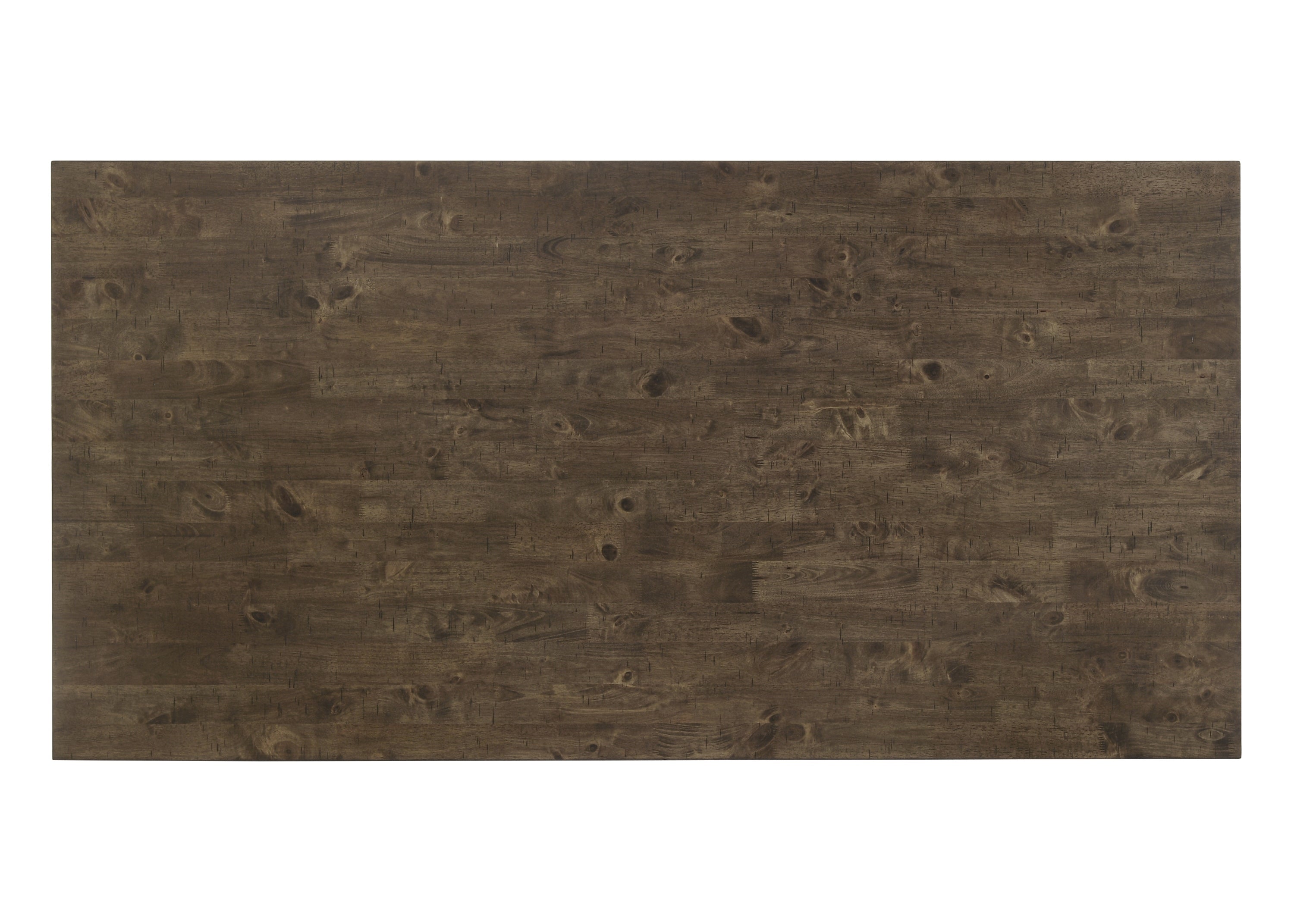 2137T-6PC 6 pc Lloyd grey finish wood dining table set trestle base with bench