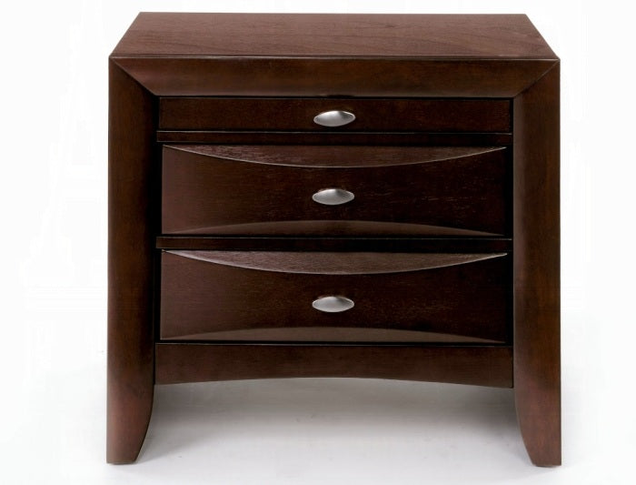 Acme 21600Q-4PC 4 pc Ireland espresso finish wood storage headboard underbed drawers queen bed set