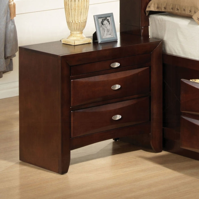 Acme 21600Q-4PC 4 pc Ireland espresso finish wood storage headboard underbed drawers queen bed set