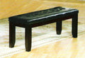 2152-Bench Bardstown vinyl upholstered seat top with wood trim bedroom bench