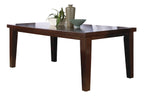2152T-4282-7PC 7 pc bardstown dark wood finish dining table set with vinyl upholstered chairs