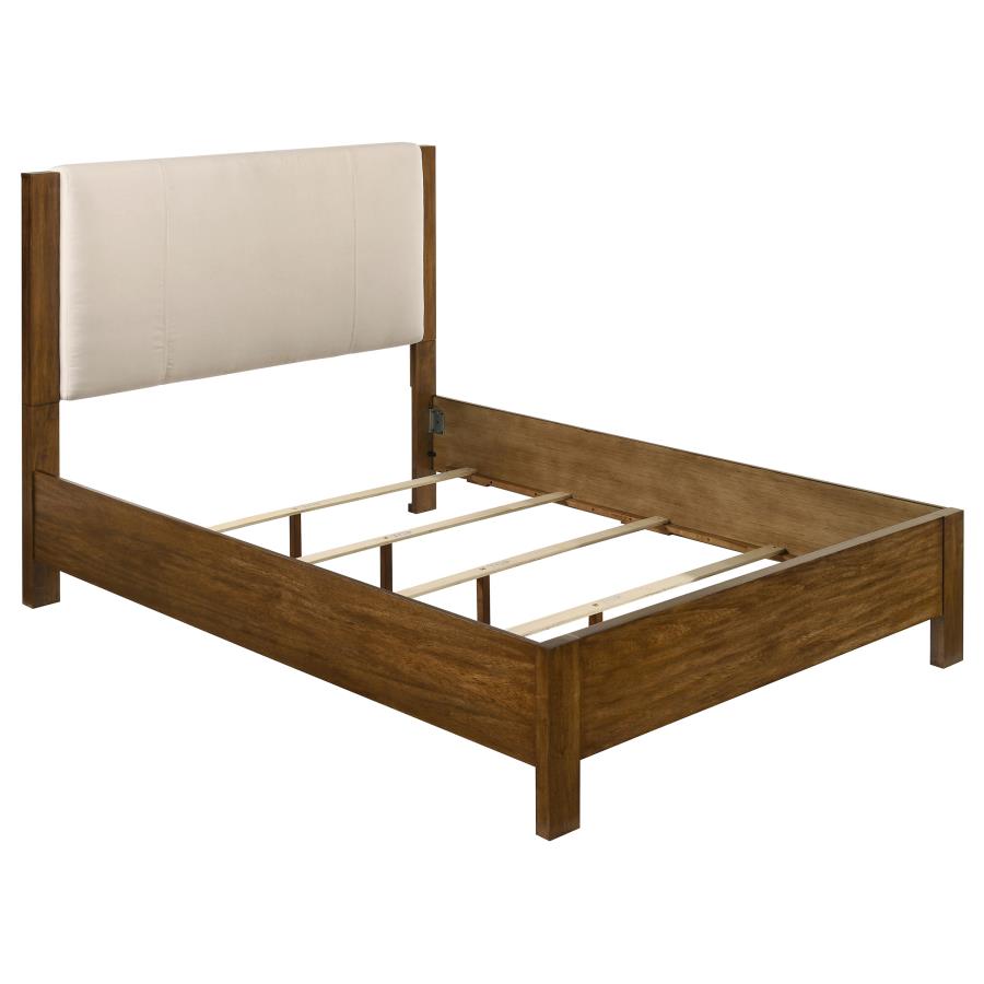 Coaster Adderly 4 pc Warm Golden Brown Wood Queen Bedroom Set – 215851Q-S4