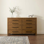Adderley 8-Drawer Bedroom Dresser Warm Brown – 215853