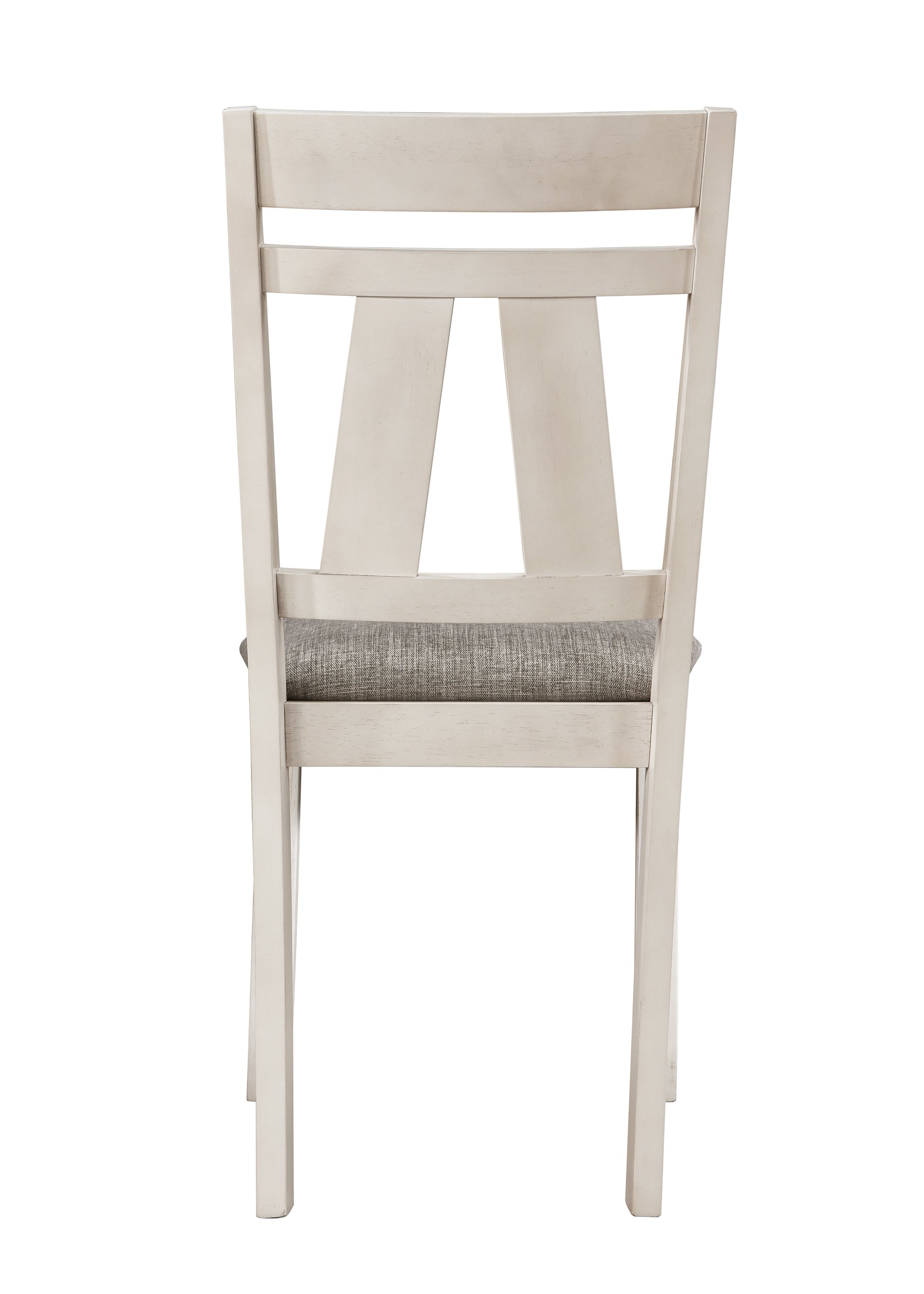 Maribelle 6-Piece Chalk Grey Two-Tone Wood Dining Table Set with Trestle Base – 2158CG-T-6PC