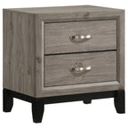 Valen Light Taupe 4-Piece Queen Bedroom Set with Groove Panel Bed – 215911Q-S4