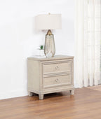 Coaster Pembroke Washed Oak 2-Drawer Nightstand – 215922