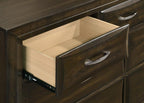 Atlas 7-Drawer Bedroom Dresser Cabinet Dark Oak – 215973