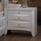 Acme 21700Q-4PC 4 pc Ireland white finish wood storage headboard underbed drawers queen bed set