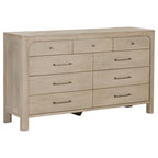 Solano 9-Drawer Bedroom Dresser Weathered Mango – 222523