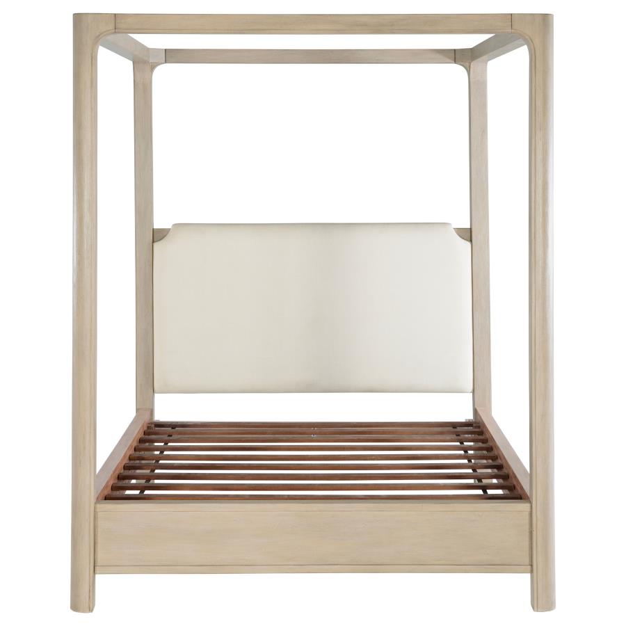 Solano 85-inch Queen Canopy Bed Weathered Mango – 222520Q