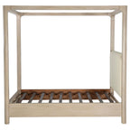 Solano 85-inch Queen Canopy Bed Weathered Mango – 222520Q