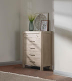 Solano 5-Drawer Bedroom Tall Chest Weathered Mango – 222525
