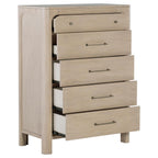 Solano 5-Drawer Bedroom Tall Chest Weathered Mango – 222525
