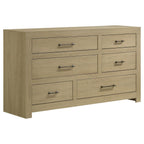 Hendricks 6-Drawer Bedroom Dresser Light Oak – 222653