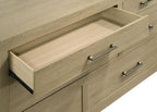 Hendricks 6-Drawer Bedroom Dresser Light Oak – 222653