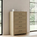 Hendricks 5-Drawer Bedroom Chest of Drawers Light Oak – 222655
