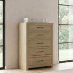 Hendricks 5-Drawer Bedroom Chest of Drawers Light Oak – 222655
