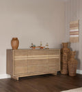 Stillwater Weathered Oak Finish Wood 9-Drawer Live-Edge Dresser – 222803