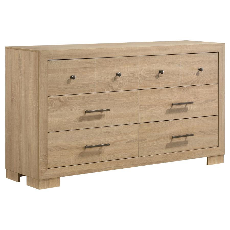 Arielle Light Oak 6-Drawer Dresser – 223113