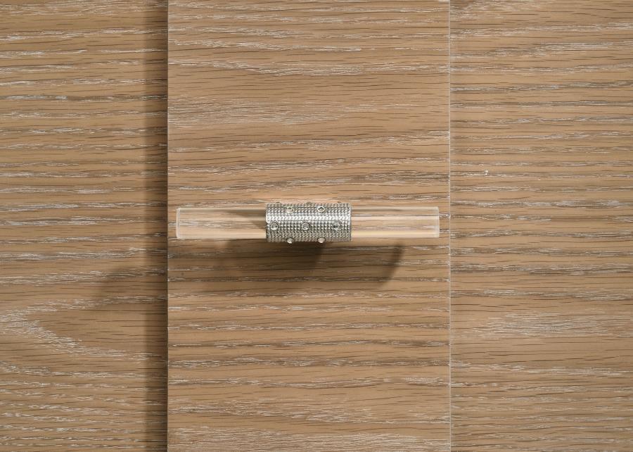 Leanne 6-Drawer Sintered Stone Top Dresser Light Oak – 223133