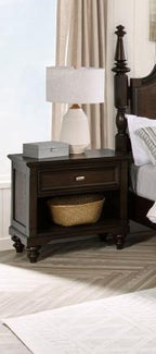 Coaster 223631Q-S4 4 pc Andover dark oak finish wood traditional poster queen bedroom set