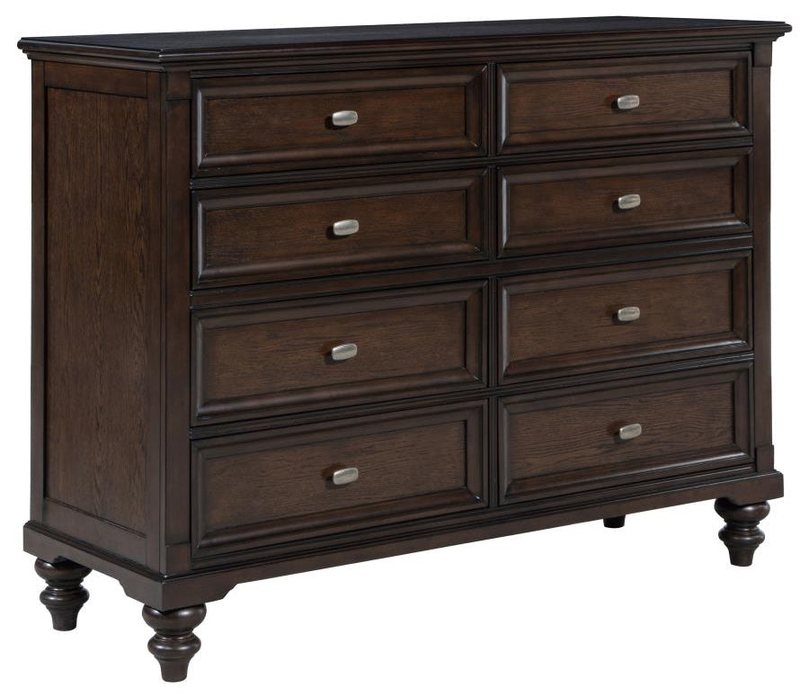 Coaster 223631Q-S4 4 pc Andover dark oak finish wood traditional poster queen bedroom set