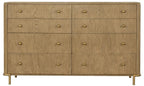 Coaster 224300Q 4 pc Arini sand wash finish wood grey natural cane headboard queen bedroom set