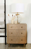 Coaster 224302 Arini sand wash finish wood retro modern nightstand with USB charging