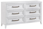Coaster 224841Q-S4 4 pc Marielle distressed white finish wood queen bedroom set LED lighting