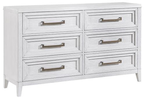 Coaster 224841Q-S4 4 pc Marielle distressed white finish wood queen bedroom set LED lighting