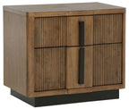 Coaster 224900Q-S4 4 pc Terrace ash brown finish wood reeded design fronts queen headboard bedroom set