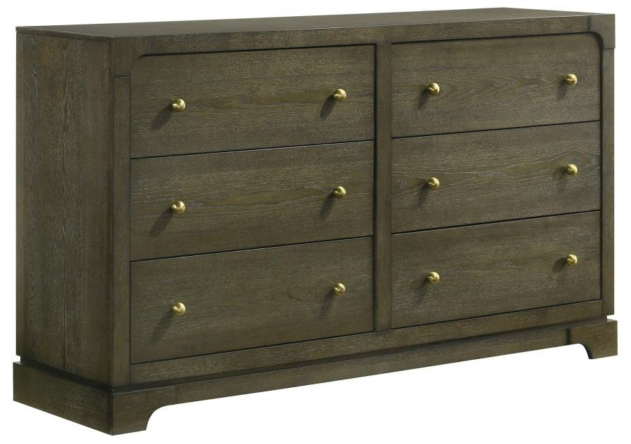 Coaster 224931Q-S4 4 pc Gran park dark cocoa finish wood transitional canopy poster queen bedroom set
