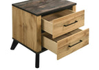 Coaster 225001Q-S4 4 pc Kaywood weathered brown / natural pine finish wood queen bedroom set