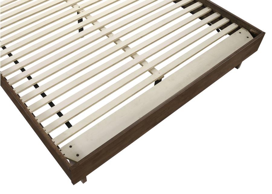 Coaster 225011Q-S4 4 pc Glenwood arm brown finish wood queen headboard bedroom set