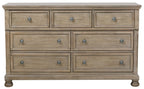Homelegance 2259GY-4PC 4 pc Bethel gray wire brush finish wood bedroom set