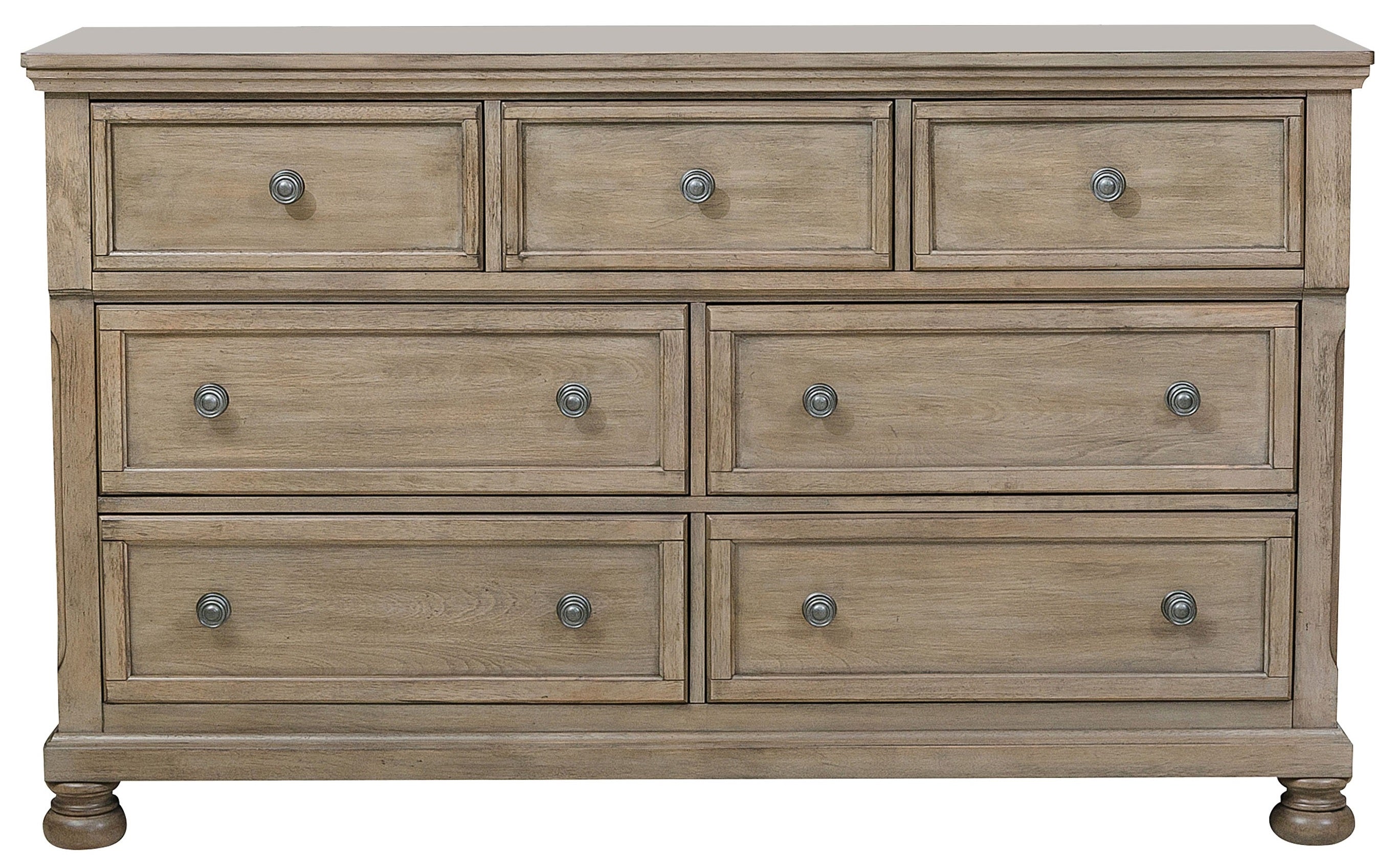 Homelegance 2259GY-4PC 4 pc Bethel gray wire brush finish wood bedroom set