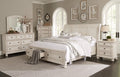 Homelegance 2259W-4PC 4 pc Darby home co Bethel white wire brush finish wood bedroom set