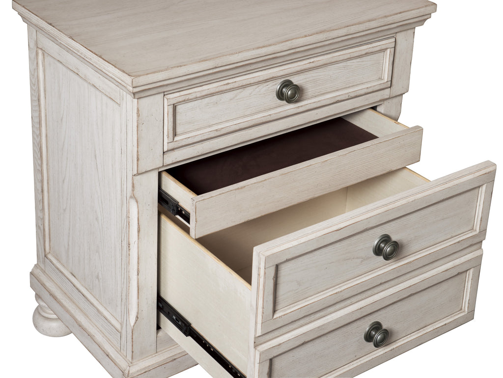Homelegance 2259W-4PC 4 pc Darby home co Bethel white wire brush finish wood bedroom set