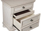 Homelegance 2259W-4PC 4 pc Darby home co Bethel white wire brush finish wood bedroom set