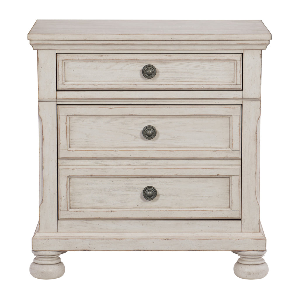 Homelegance 2259W-4PC 4 pc Darby home co Bethel white wire brush finish wood bedroom set