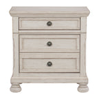 Homelegance 2259W-4PC 4 pc Darby home co Bethel white wire brush finish wood bedroom set
