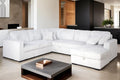 Bliss-GY-Sect 3 pc Bliss mist grey wide corduroy fabric sectional sofa set with storage chaise and pop up sleep area