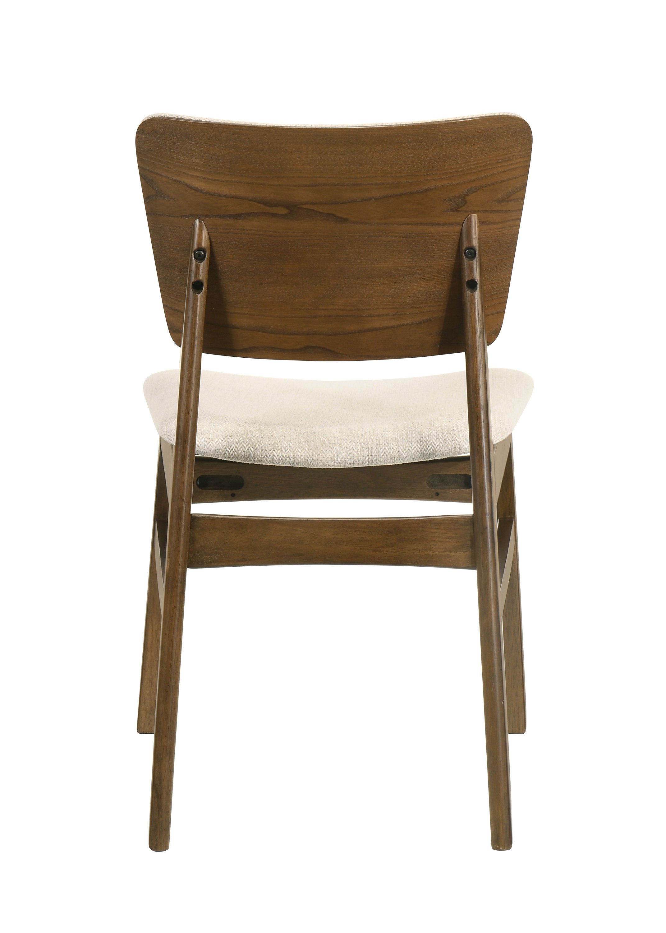 2308T-6PC 6 pc Rolstan brown finish wood dining table set with bench