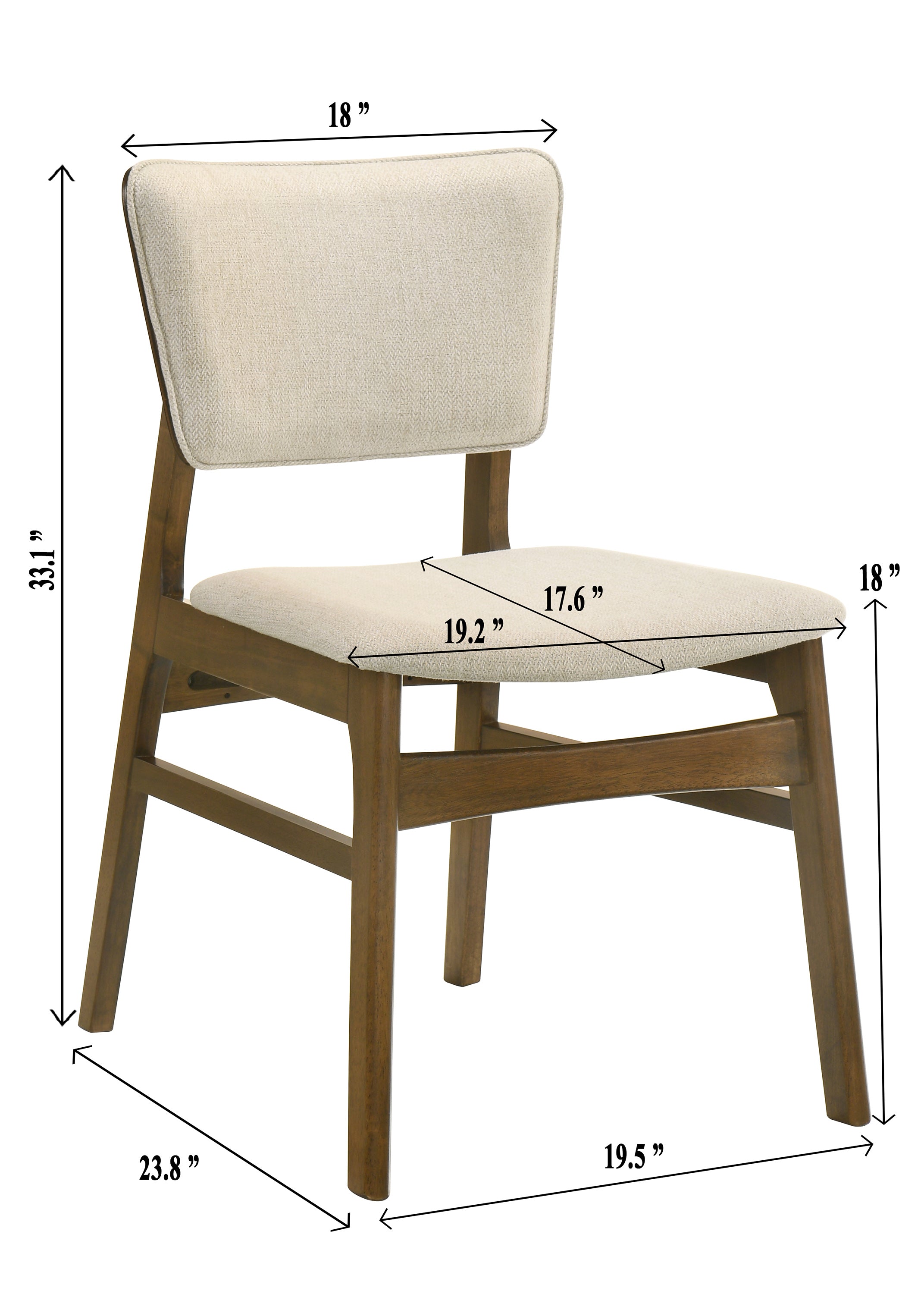 2308T-6PC 6 pc Rolstan brown finish wood dining table set with bench