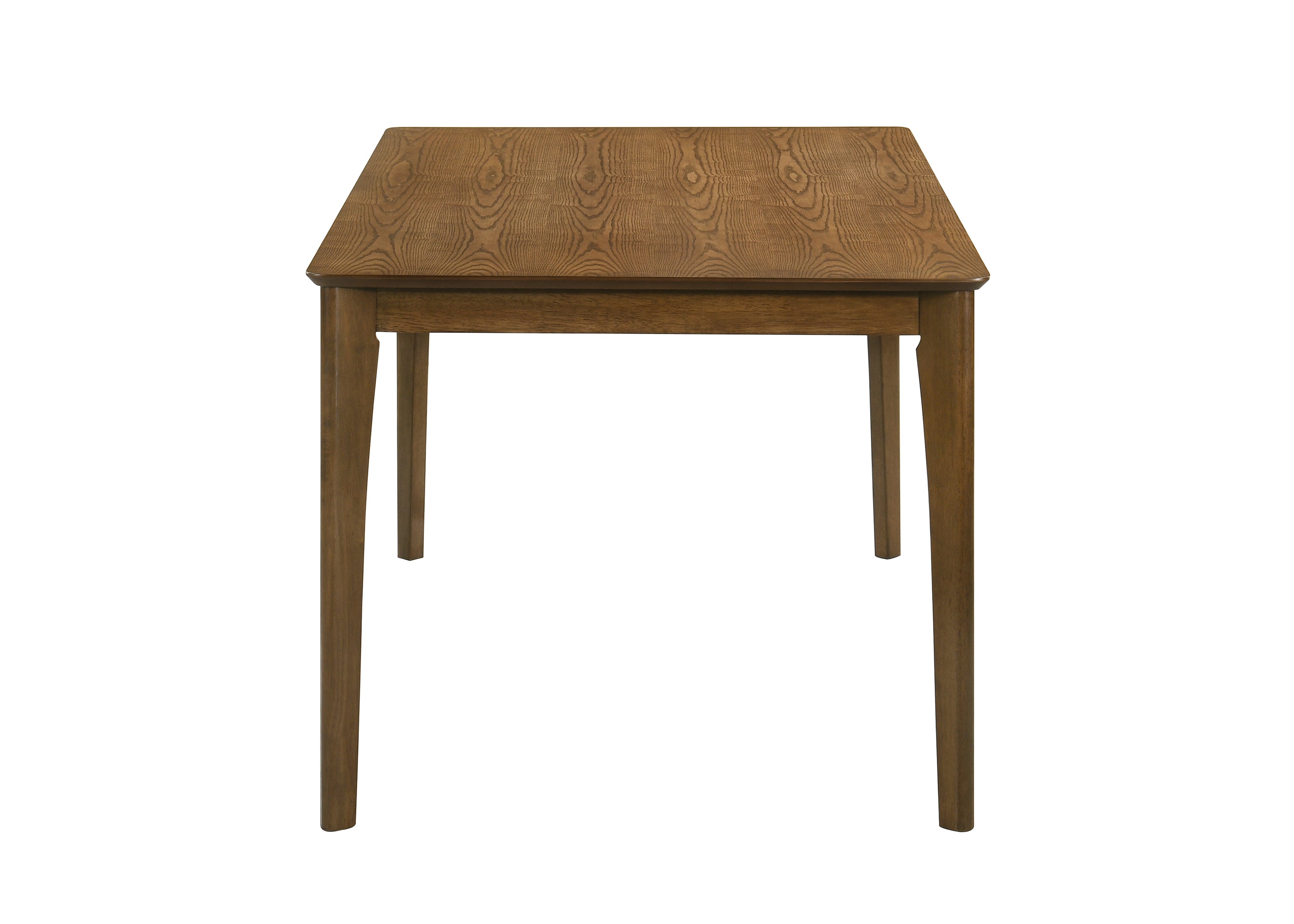 2308T-6PC 6 pc Rolstan brown finish wood dining table set with bench