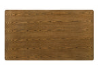 2308T-6PC 6 pc Rolstan brown finish wood dining table set with bench