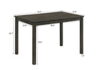 Melshire 5-Piece Dark Wood Dining Table Set – 2310T