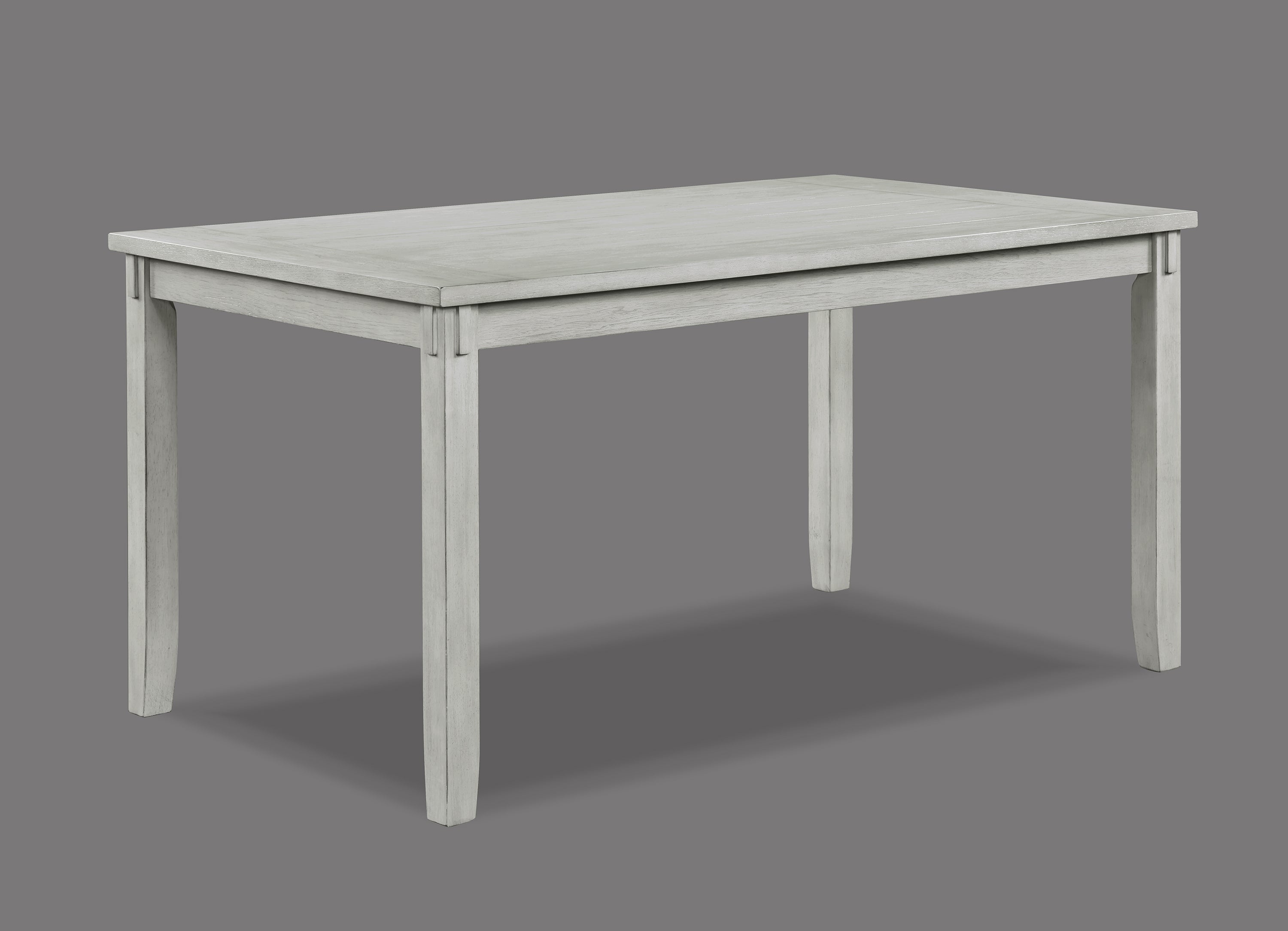 Clara 6-Piece Driftwood Wood Dining Table Set with Bench – 2321DW
