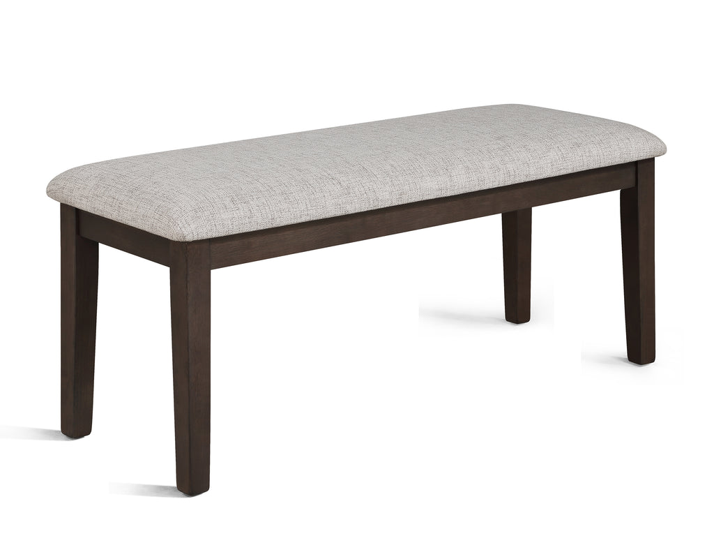Wagner 6-Piece Dark Brown Wood Dining Table Set with Flip-Up Storage – 2326-6PC
