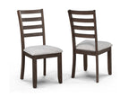Wagner 6-Piece Dark Brown Wood Dining Table Set with Flip-Up Storage – 2326-6PC